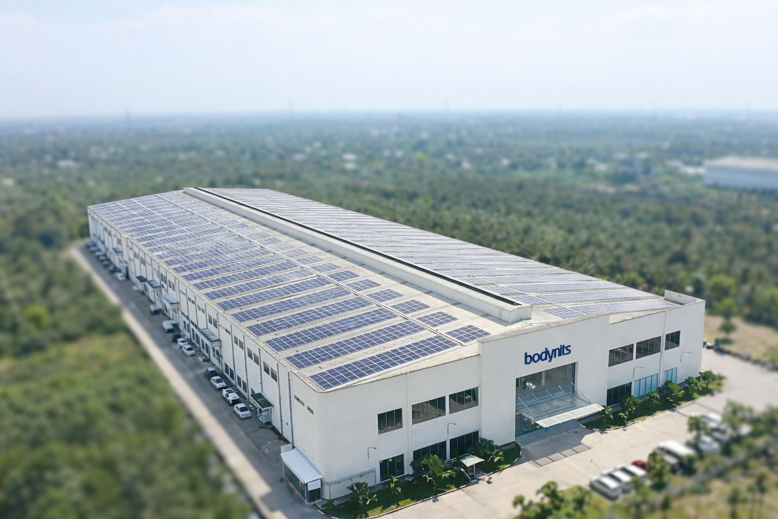 Solar System at Bodynits Tien Giang Now Operational